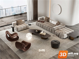 Sofa Minotti Skp Files 